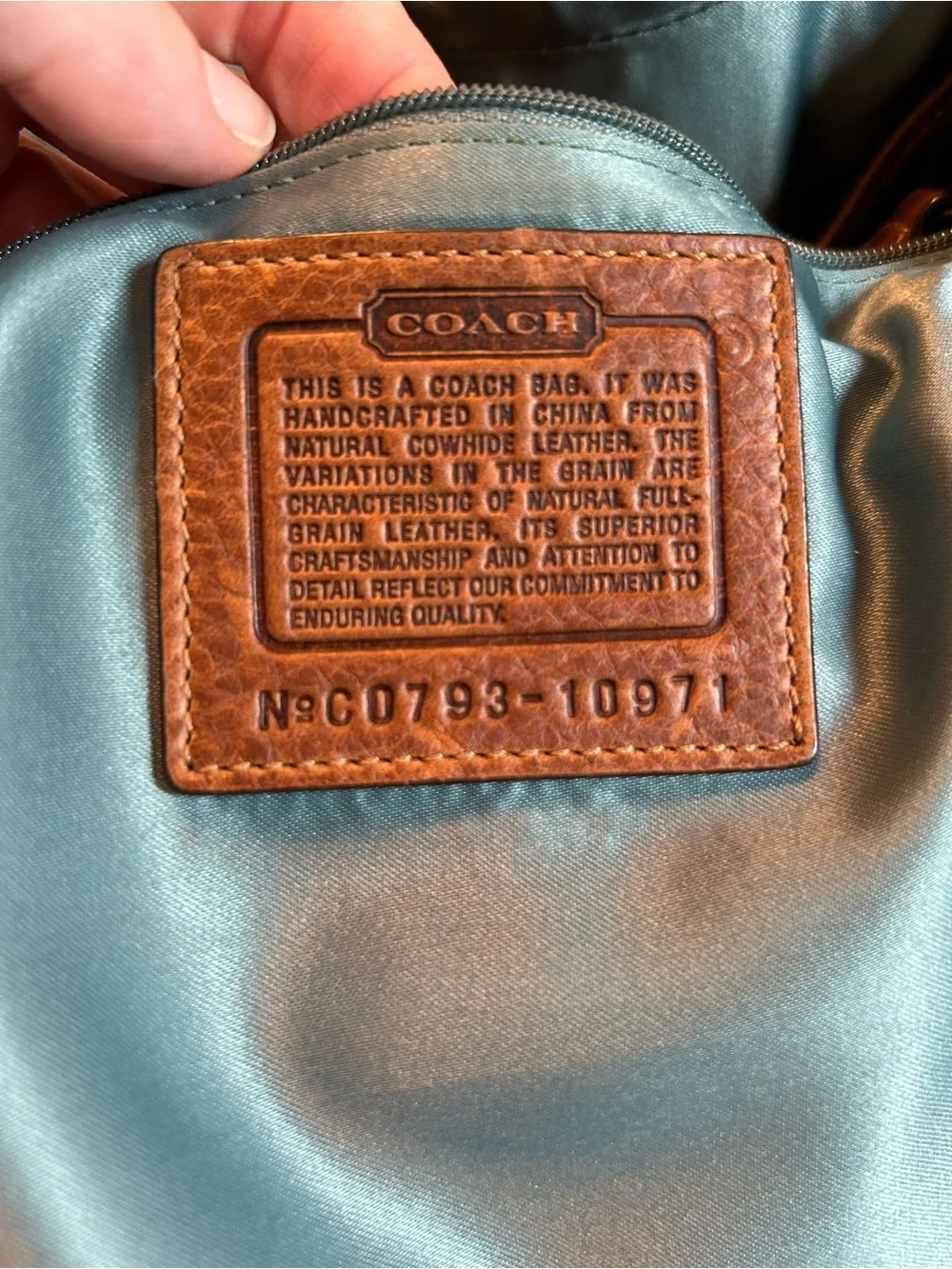 Coach Chelsea Abbey Lace Hobo in Brown No. C0793-10971 - Picture 4 of 16
